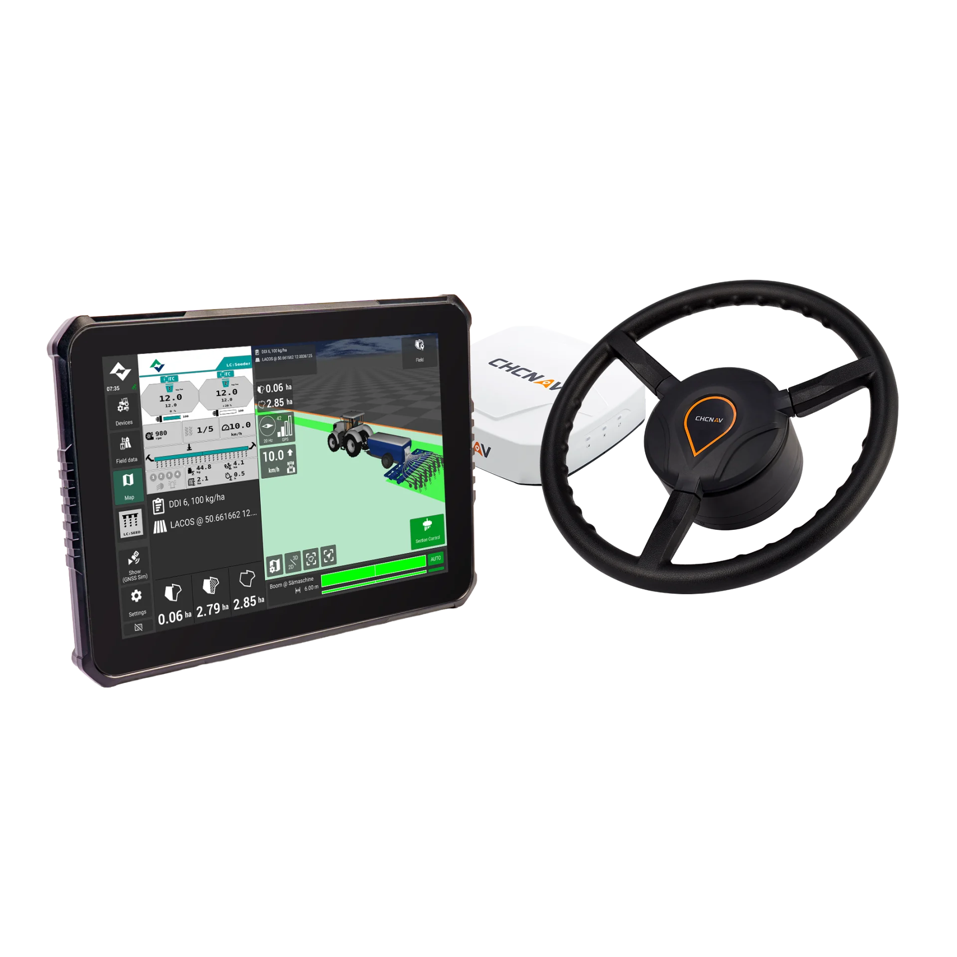 LACOS LC TWO MAX Komplettsystem mit Lenksystem